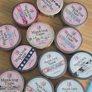 Official Sailor Moon Washi Tape Bundle 12 Pieces